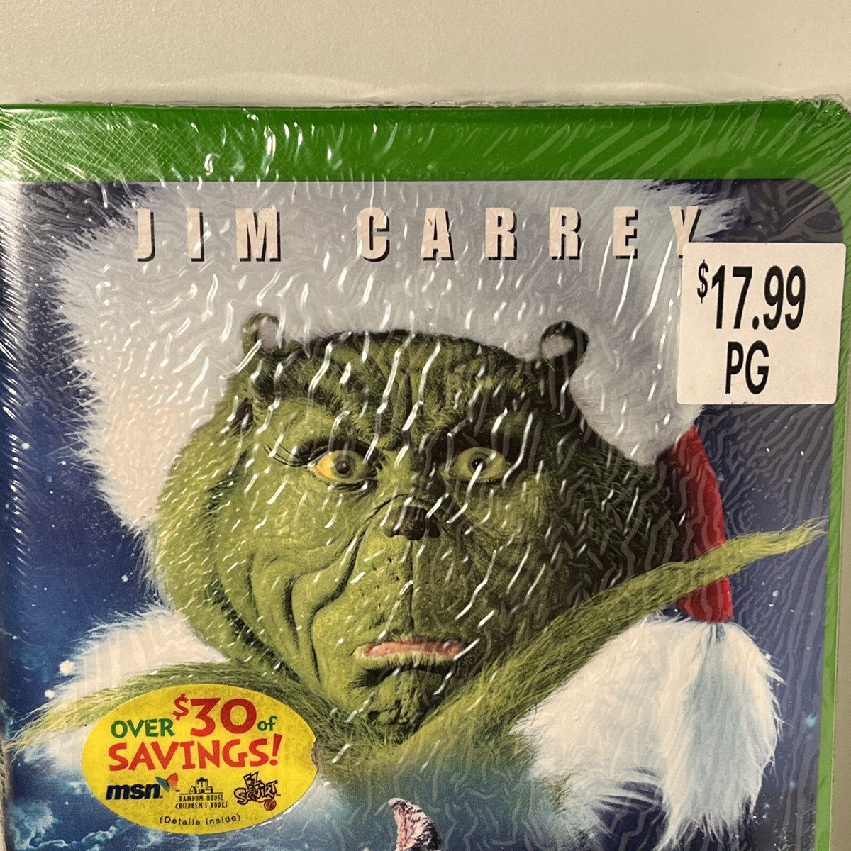 Dr. Seuss' How The Grinch Stole Christmas VHS Video NEW SEALED Jim