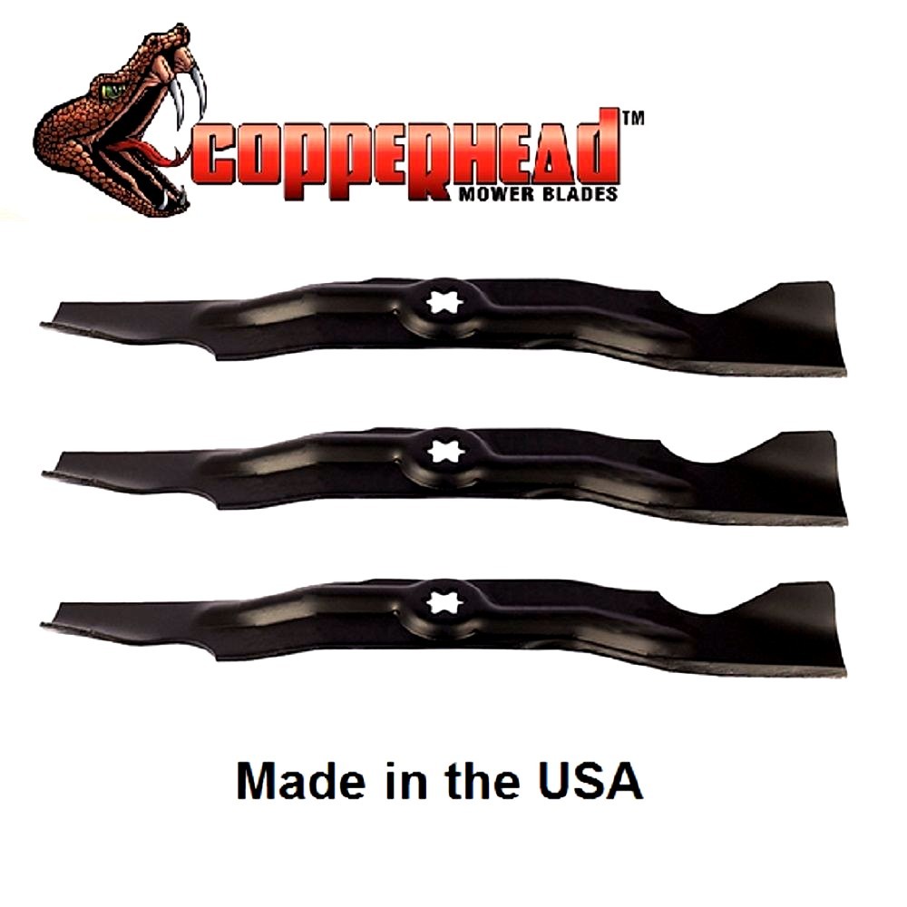 MAXPOWER 3-Blade Set For Many 50 In. Cut MTD, Cub Cadet, Troy