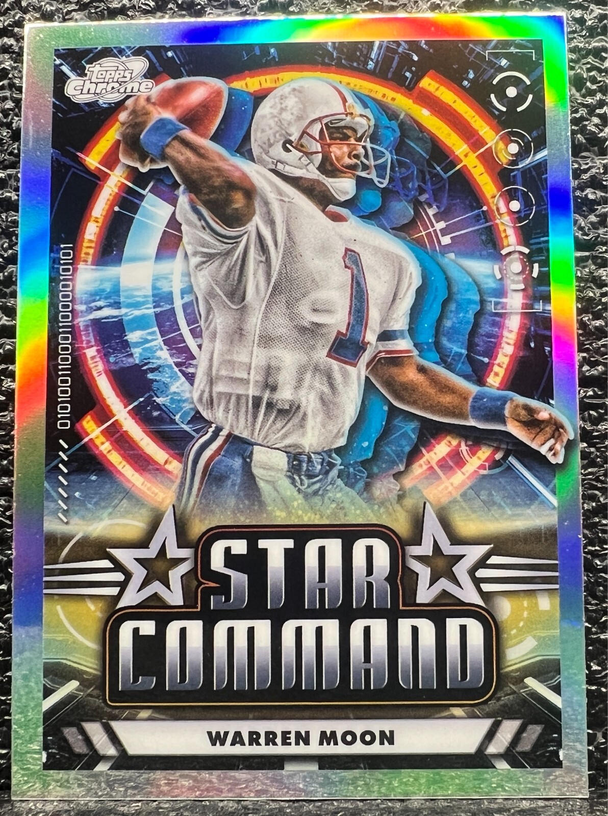 2024 Topps Cosmic Chrome Football Star Command - SC-12 Warren Moon