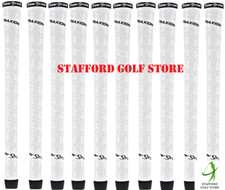 Super Stroke Traxion Wrap Golf Grips Standard White Set Of 10-49g New