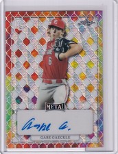 Gabe Gaeckle 2022 Leaf Perfect Game Plate & Proof Autos 1/1 'Burst'