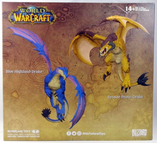 World of Warcraft - Bronze Proto-Drake & Blue Highland Drake - McFarlane's Drago - Picture 2 of 4