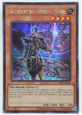 Yugioh Asian-English Legendary Six Samurai - Kizan CR05-AE137