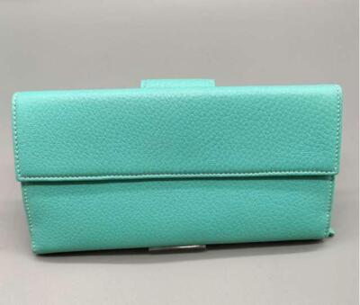 小物 Tiffany & Co. Repaired wallet 直営店【Tiffany & Co】コンパクト レザー ウォレット ミニ財布