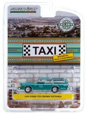 Greenlight 1:64 Rosarito Baja California Mexico Taxi 1991 Ford LTD Wagon GL30225