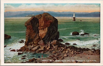 SAN FRANCISCO, CALIFORNIA ~ Hermit Rock Near Land's End ~ Vintage ...
