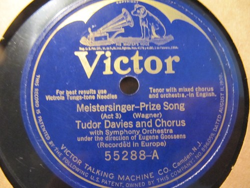 1925 Potted MEISTERSINGER Finale Robert Radford Tudor Davies Goossens VIC 55288
