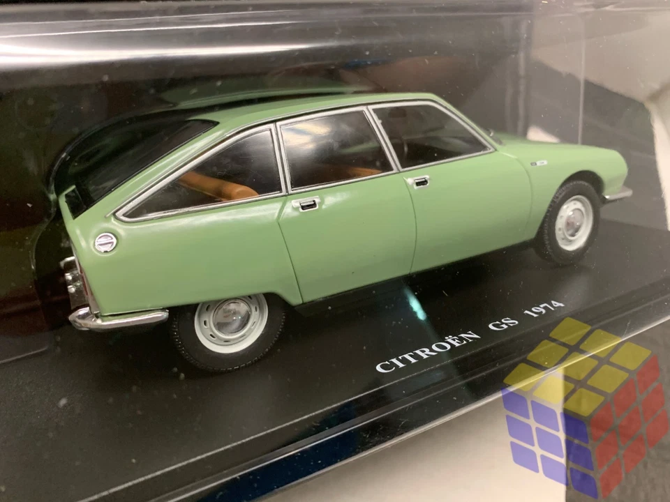 Coche clásico Citroen GS / 1974/ Coches Inolvidables (Escala 1/24) Citroën verde - Imagen 4 de 4