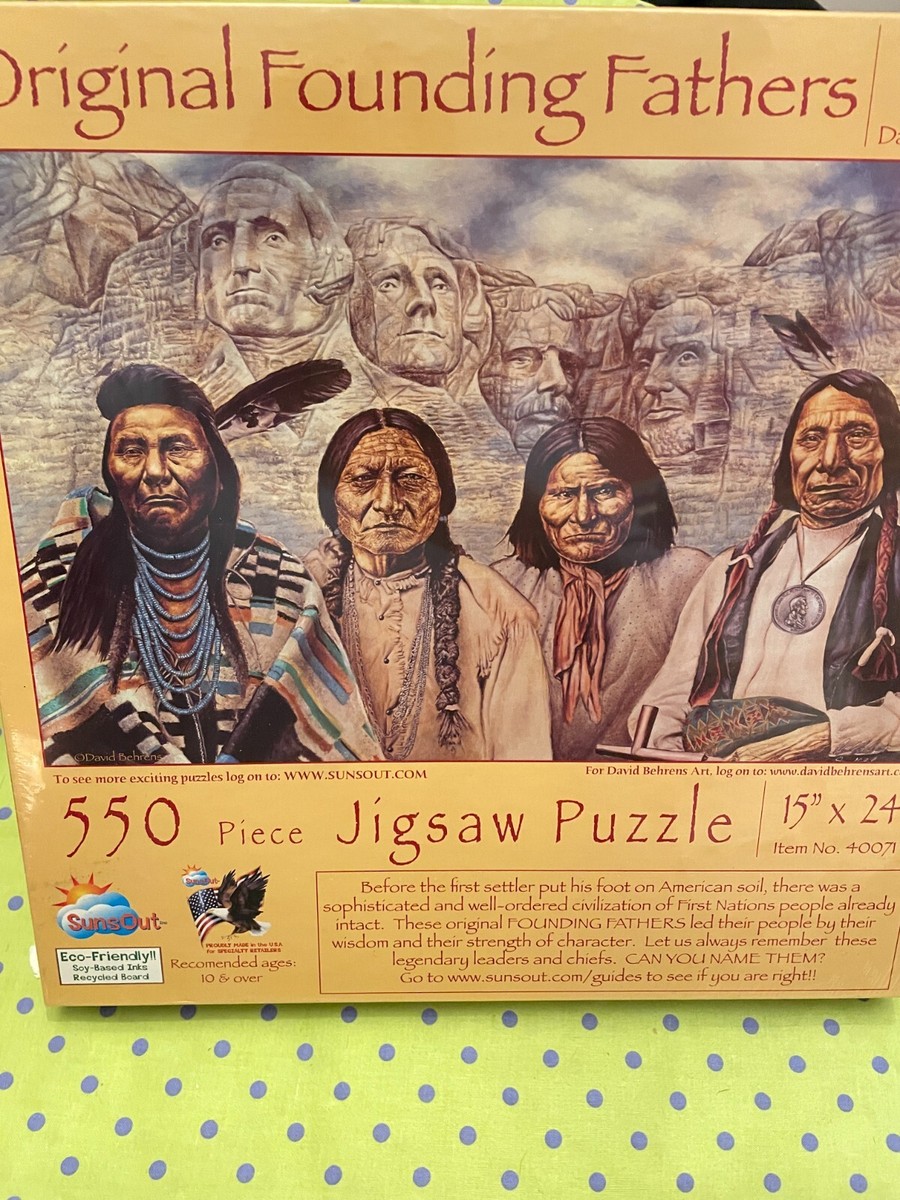 トリニダード　クエバス Original Founding Fathers Native American SunsOut Puzzle 550