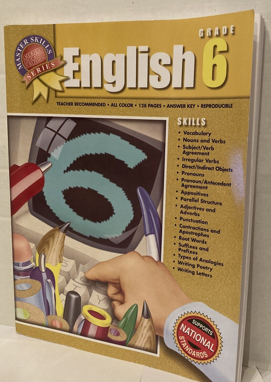 MASTER SKILLS ENGLISH GRADE 6 School Specialty Publishing NEW