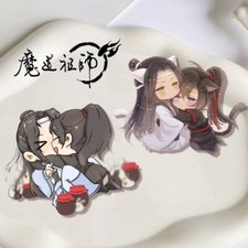 Mo Dao Zu Shi Wei Wuxian Lan Wangji Anime Acrylic Pin Badge Brooch