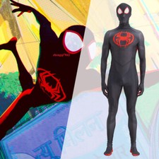 Spider-Man: Across The Spider-Verse Miles Morales Cosplay Child/Adult Jumpsuits