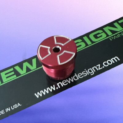New DeSignz NDZ Smart Parts Impulse Ram Hammer Cap Radioactive Gloss Red