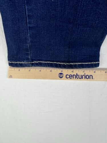 2 Pair WallFlower Bootcut Jeans Juniors Size 1 Blue Ultra Low Rise Flap Pockets - Picture 3 of 16