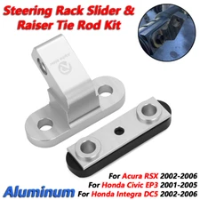 Steering Rack Slider Riser Raiser Tie Rod Kit For Honda Acura Civic Integra DC5