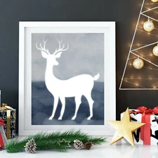 Christmas Holidays Merry New Year Instant Digital Download Printable Wall Art