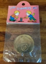 Vintage 90's Pog Slammer Metal Brass 8 Ball Pool Sealed Slammer 