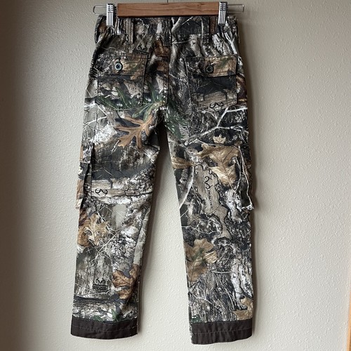 RealTree Edge Pants Hunting Camo Cargo Real Tree Youth Size 8 Medium Outdoor - Picture 3 of 17