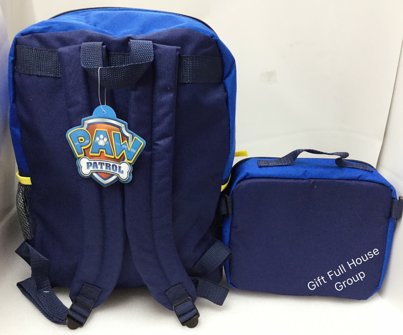 Paw Patrol  Boys School Backpack Lunch Box  Combo Set Blue Kids New