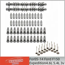 Camshafts Lifters Rocker Arms Kit  For 05-10 Ford F150 Expedition 4.6L 5.4L 3v