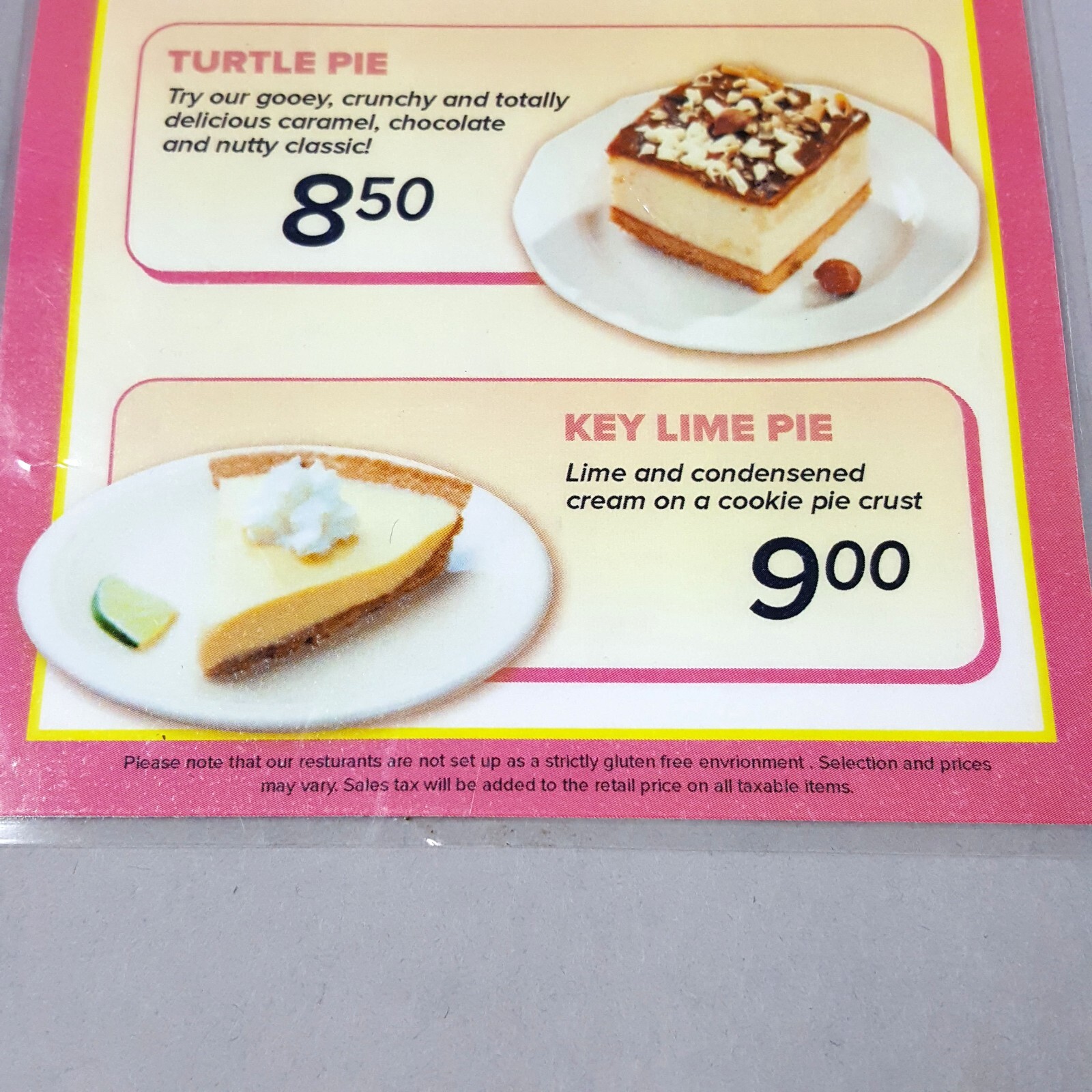 Image 9 of PREACHER - Screen Used Flavour Station Dessert Menu from Season 4 -  COA