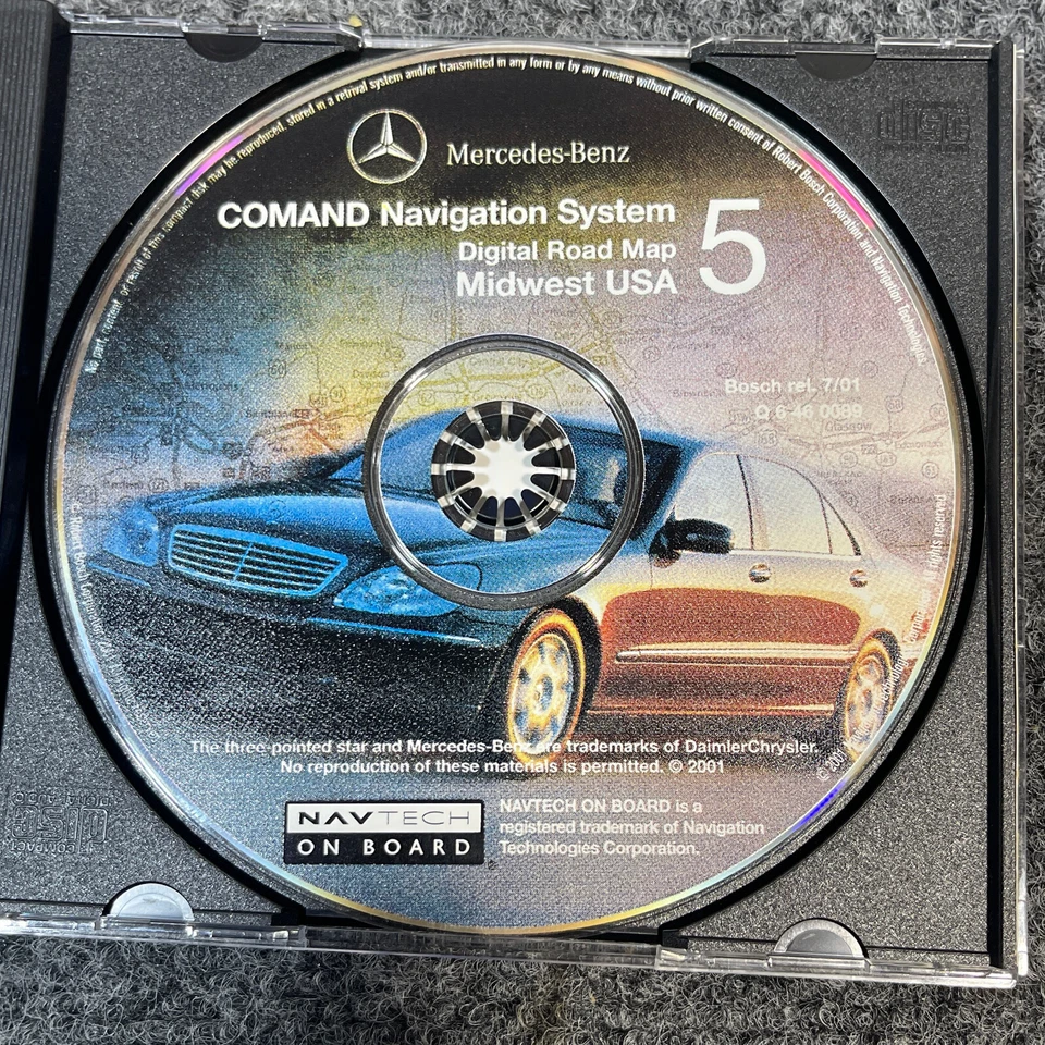 2000 2001 2002 2003 MERCEDES S CLASS NAVIGATION DVD Q 6 46 0089 MIDWEST USA OEM - Image 4 of 4
