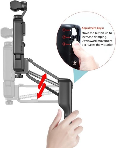 XBERSTAR Handheld Stabilizer for DJI Osmo Pocket 3 Head Handheld Stabilizer Coll - Picture 2 of 9