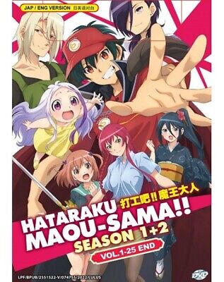 Anime DVD Hataraku Maou-sama! (The Devil is a Part-Timer) Season 1+2 Eng Dub