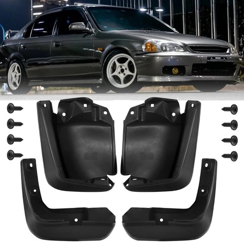 4x Mud Flaps Splash Guards for Honda Civic 2012 2013 2014 2015 Sedan Front&Rear - Picture 6 of 6