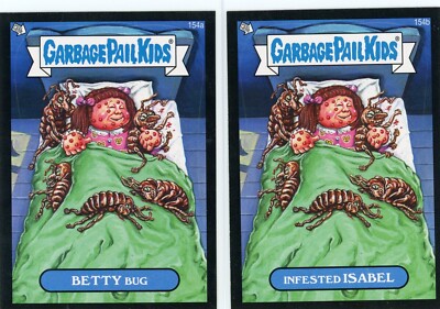 2013 Garbage Pail Kids BNS3 BETTY BUG & INFESTED ISABEL 154a/b