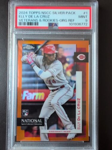 2024 Topps Cromo NSCC Convención Nacional Paquete Plata/25 Elly De La Cruz RC