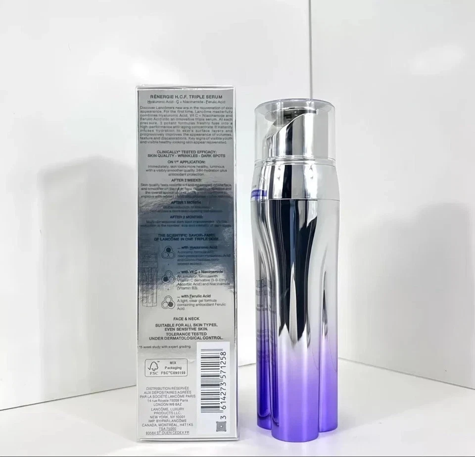 Lancome Renergie H.C.F Triple Suero ANTIENVEJECIMIENTO 1.7oz/50ml CAJA SELLADA Original Foto 2 de 3