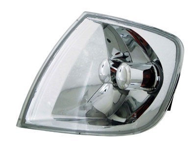 Frontblinker links für VW Polo 6N2 99-01 Blinker Klarglas Chrom Weiß ohne Fassun