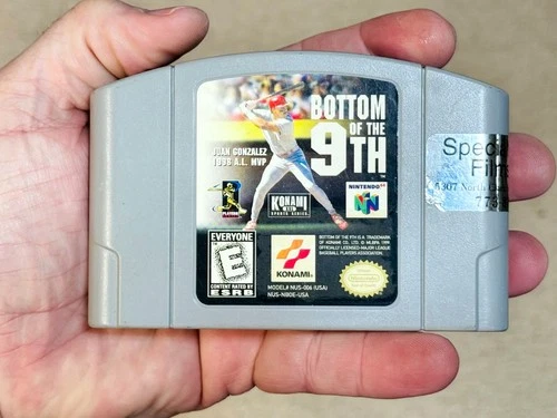Bottom of the 9th Baseball (Nintendo 64, N64) Game - Authentic - Tested
