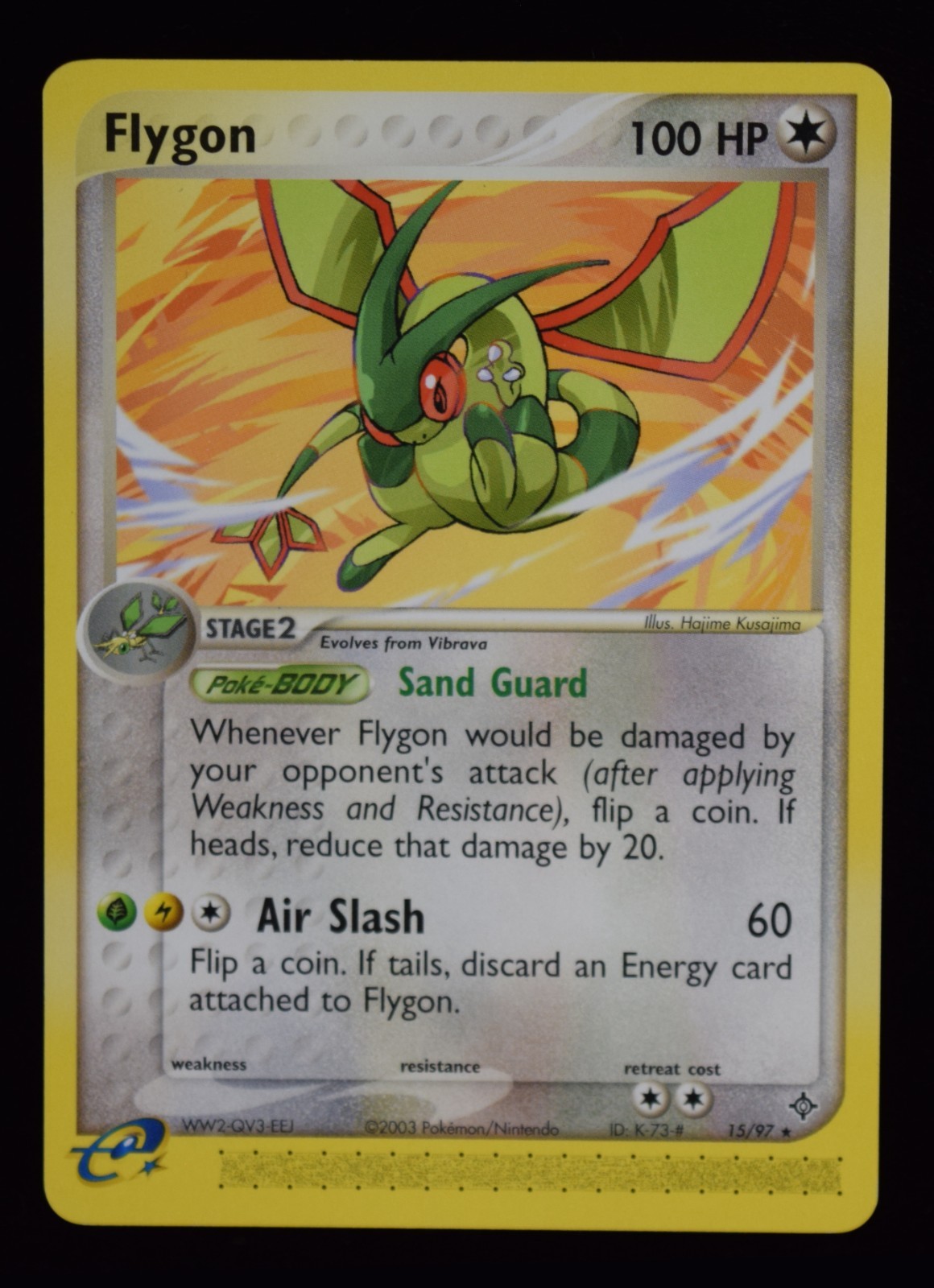 Flygon Non-Holo - 15/97 - Dragon - Pokemon Card