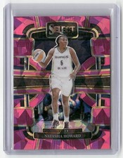 2024 Panini Select WNBA #32 Natasha Howard Prizms Pink Ice