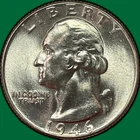 1946-D Washington Quarter Silver Brilliant Uncirculated BU Coin #38750