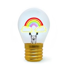Legami - Table Lamp in The Shape of a Bulb, Rechargeable with USB Cable, Wireles