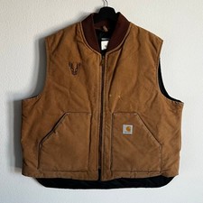 Carhartt V01 BRN brown work wear vest 2XL
