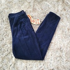 AHA Vintage Corduroy Straight Leg Pants Navy Blue Size 11