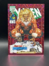 Sabretooth Cover Variant 2024 Marvel Masterpieces Platinum Pink Lasers 413/692