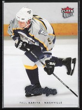 2007-08 Fleer Ultra Paul Kariya Nashville Predators #112