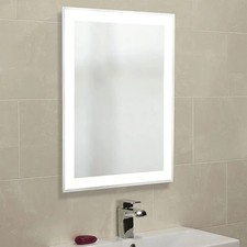 Roper Rhodes Status Illuminated Mirror 60cm x 80cm + Shavor Socket + Demister