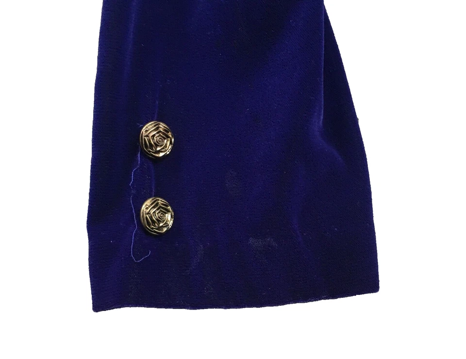 Blazer Victoria's Secret para mujer talla S terciopelo con cuentas cuello brocado manga larga Foto 4 de 4