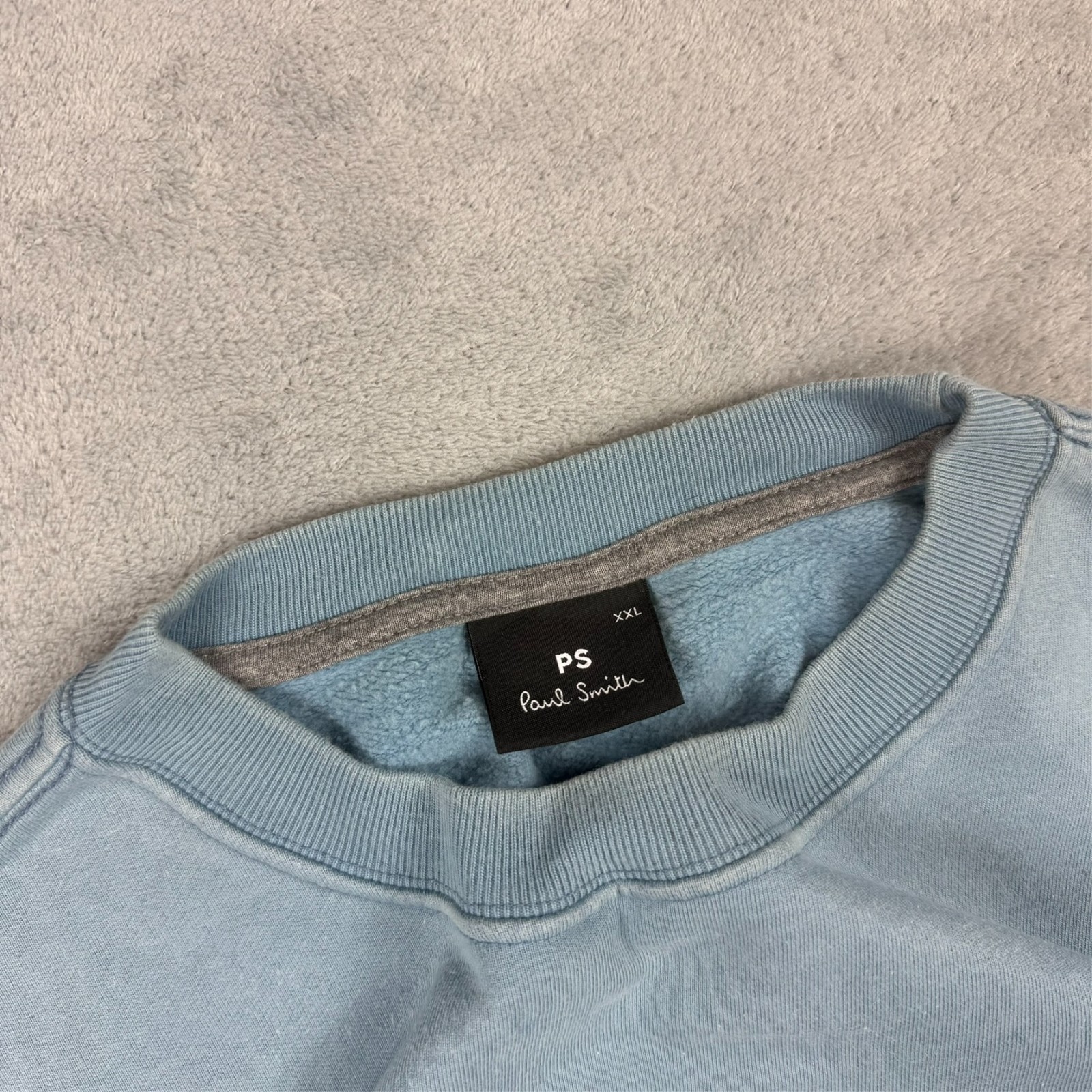 Vintage Paul Smith PS Baby Blue Zebra Crewneck Size XXL Pullover Sweatshirt image 4