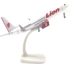 1:350 Diecast Alloy Lion Air B737 Airplane Model Souvenir Static Display