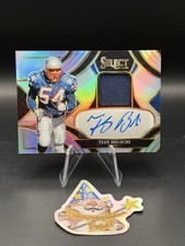 2025 Panini Select Tedy Bruschi SILVER Prizm Patch Autograph /99 #SME-TBI