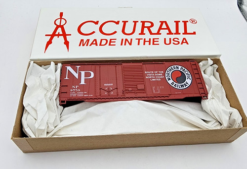 Vagón de carga Accurail HO #1229.2 ROCK ISLAND 40' de acero. Kit coche rojo #57368 sin construir | Zustand: New