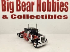 DCP 1/64 "Pirkle" Red & Blk 359 Peterbilt 60" Mercury Flattop Sleeper Tractor