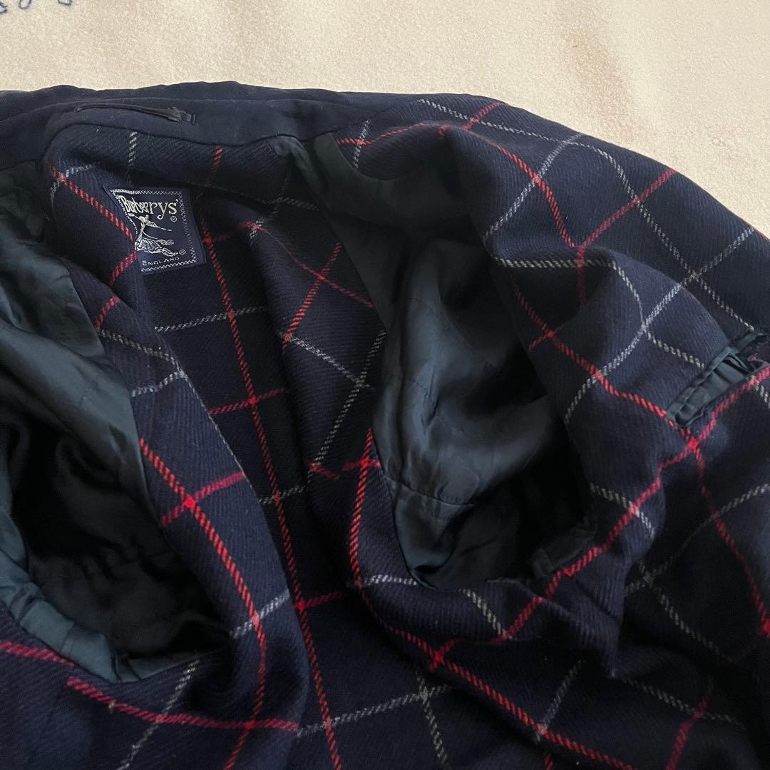 90s Burberry Made in England Wool Jacket in Navy thumbnail 17
